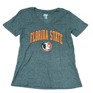 Blue 84 FSU Florida State Seminoles Women's Medium V-Neck T-shirt NEW